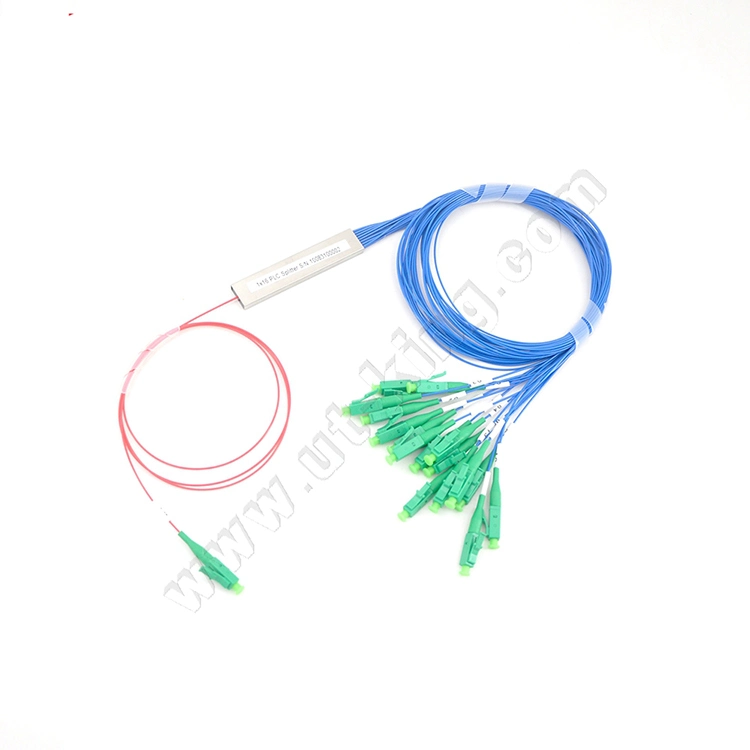 FTTH Optical Fiber PLC Splitter with LC/APC Connector 1X16 LC APC Mini PLC Splitter