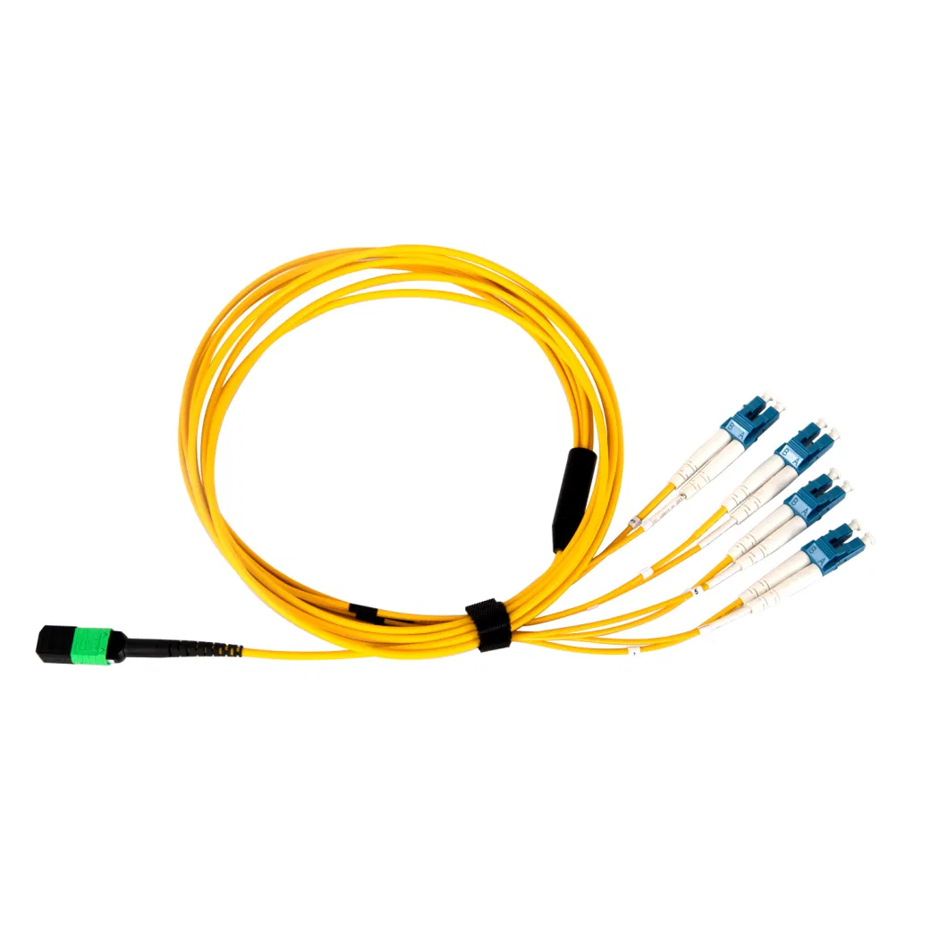 Fiber Optical 8 Core MTP/MPO to Sc Singlemode Patch Cord