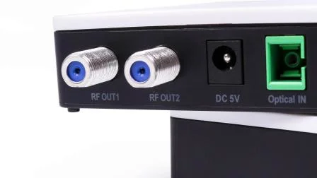 Récepteur optique de fibre optique/nœud FTTH AGC Wdm pour les ports d'interfaces analogiques et numériques de la télévision 2 CATV RF