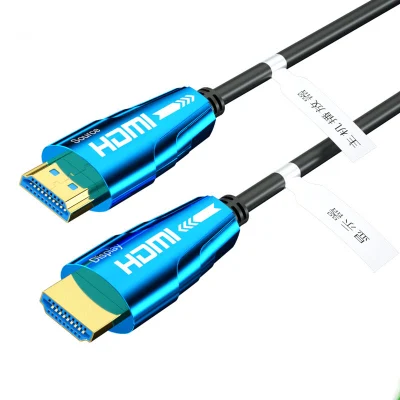 Câble optique de fibre de HDMI Aoc 8K60Hz 4K120Hz 1.8m à 100m 2.1V HDMI Kabel plaqué or