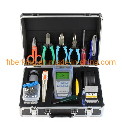 Kits d'outils d'installation de fibre FTTH 16 en 1